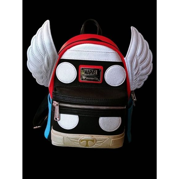 Marvel Other - Loungefly Marvel Thor Classic Winged Cosplay Mini Backpack‎ - New